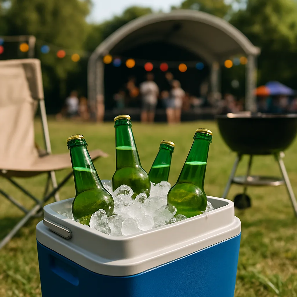 Hoe je bier koud houdt op festivals en barbecues