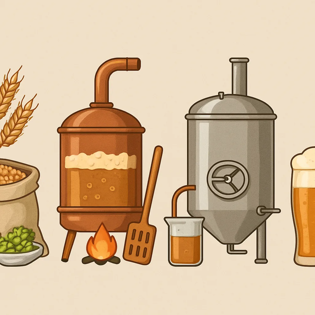 Hoe bier gebrouwen wordt – stap voor stap uitgelegd